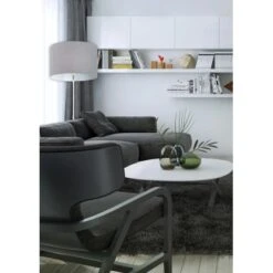 Näve Stehleuchte New York Grau-Chrom -Globo Deutschland Verkaufsgeschäft 2867943 3065 2051216 M01