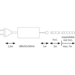 Paulmann MaxLED 1000 Basis-Set Beschichtet 3 M Warmweiß 35 W -Globo Deutschland Verkaufsgeschäft 4000870706701 2425 VM 01