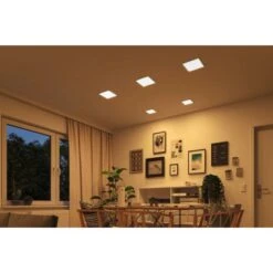 Paulmann LED-Einbaupanel Areo VariFit 17,5 X 17,5 Cm DimtoWarm 13 W Chrom Matt -Globo Deutschland Verkaufsgeschäft 4000870931004 2425 07