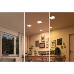 Paulmann LED-Einbaupanel Areo VariFit 17,5 X 17,5 Cm DimtoWarm 13 W Chrom Matt -Globo Deutschland Verkaufsgeschäft 4000870931004 2425 09