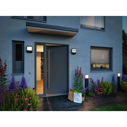 Paulmann LED-Outdoor-Wandleuchte Padea 230 V Mit Sensor Anthrazit 11 Paulmann LED-Outdoor-Wandleuchte Padea 230 V Mit Sensor Anthrazit – Bild 11
