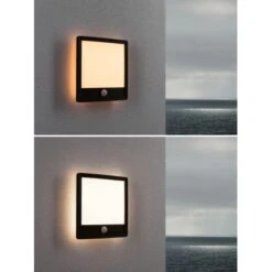 Paulmann LED-Outdoor-Leuchte Lamina Eckig 230 V Mit PIR-Sensor Schwarz -Globo Deutschland Verkaufsgeschäft 4000870947098 2425 AB 06