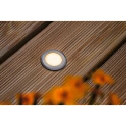 Paulmann LED-Outdoor-Bodeneinbaustrahler Rund 230 V Insektenfreundlich -Globo Deutschland Verkaufsgeschäft 4000870947265 2425 AB 07