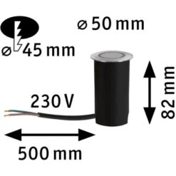Paulmann LED-Outdoor-Bodeneinbaustrahler Deko Rund 230 V Insektenfreundlich 11 Paulmann LED-Outdoor-Bodeneinbaustrahler Deko Rund 230 V Insektenfreundlich -Globo Deutschland Verkaufsgeschäft 4000870947272 2425 VM 05