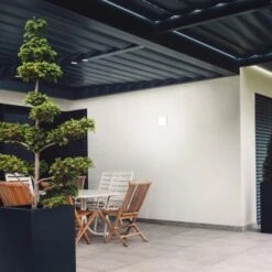 Brilo LED-Außenleuchte Frankfurt Weiß Eckig -Globo Deutschland Verkaufsgeschäft 4002707380757 1675 03