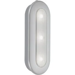 Briloner LED-Push-Light Row 15,2 X 6,3 Cm Mobil Silber