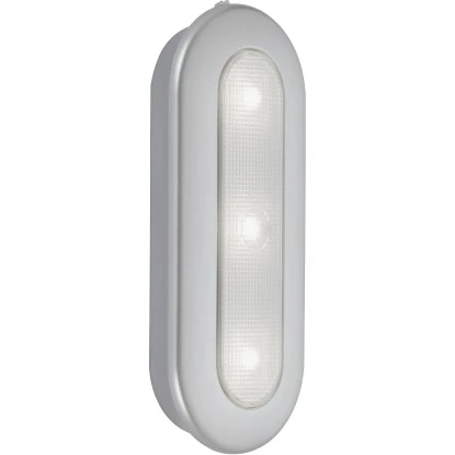 Briloner LED-Push-Light Row 15,2 X 6,3 Cm Mobil Silber 1 Briloner LED-Push-Light Row 15,2 X 6,3 Cm Mobil Silber