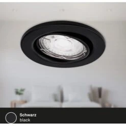 Brilo LED-Einbauleuchte Sten 3er-Set Matt-Schwarz -Globo Deutschland Verkaufsgeschäft 4002707402459 1675 4