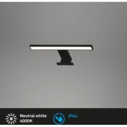 Brilo LED-Spiegelleuchte Dun Schwarz 5 W -Globo Deutschland Verkaufsgeschäft 4002707402855 1675 2