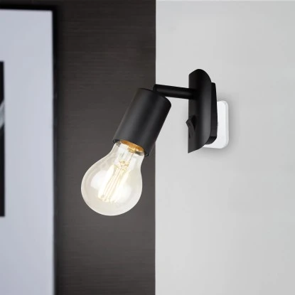 Briloner Steckerleuchte Batita Schwarz E27 3 Briloner Steckerleuchte Batita Schwarz E27 – Bild 3