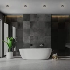 Brilo LED-Einbauleuchte Kulana 4 Stk. Schwarz Matt 4,9 W -Globo Deutschland Verkaufsgeschäft 4002707421566 1675 3