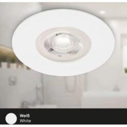 Brilo LED-Einbauleuchte Kulana 4 Stk. Weiß Matt 4,9 W -Globo Deutschland Verkaufsgeschäft 4002707421573 1675 5