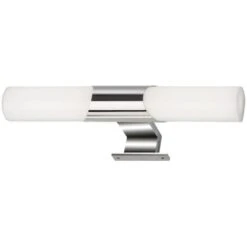 Brilo LED-Spiegelleuchte Klak Chrom 7 W