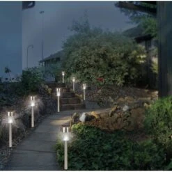 Näve LED-Solar-Erdspieß 8er-Set Silber 36 Cm 10 Näve LED-Solar-Erdspieß 8er-Set Silber 36 Cm -Globo Deutschland Verkaufsgeschäft 4003222808320 3065 AB 4