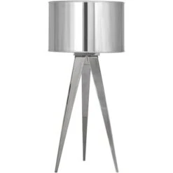 Näve Tischleuchte 3-Bein Tripod Chrom 61,5 Cm