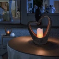 Näve LED-Solar-Dekoleuchte Herz Braun -Globo Deutschland Verkaufsgeschäft 4003222875223 3065 AB 3