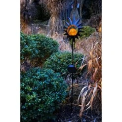 Näve LED-Solar-Erdspieß Sonne Kupfer 93,5 Cm -Globo Deutschland Verkaufsgeschäft 4003222875230 3065 AB 5