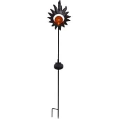 Näve LED-Solar-Erdspieß Sonne Kupfer 93,5 Cm