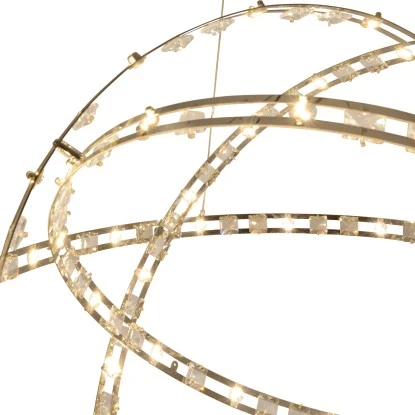 Näve LED-Pendelleuchte Cosmo Chrom 60 Cm 5 Näve LED-Pendelleuchte Cosmo Chrom 60 Cm – Bild 5