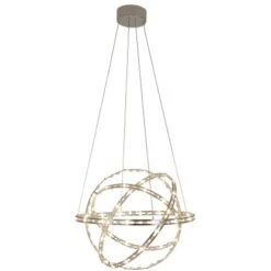 Näve LED-Pendelleuchte Cosmo Chrom 60 Cm 15 Näve LED-Pendelleuchte Cosmo Chrom 60 Cm -Globo Deutschland Verkaufsgeschäft 4003222878767 3065 CU 04