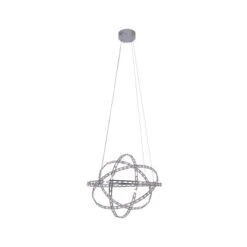 Näve LED-Pendelleuchte Cosmo Chrom 60 Cm