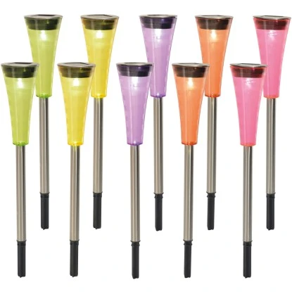 Näve LED-Solar-Erdspieß Multi Bunt 10er-Set 1 Näve LED-Solar-Erdspieß Multi Bunt 10er-Set