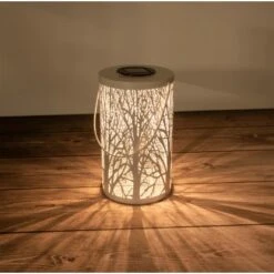 Näve LED-Deko-Solarleuchte Weiß 20 Cm -Globo Deutschland Verkaufsgeschäft 4003222882252 3065 CU 10