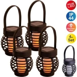 Näve LED-Outdoorleuchte 4er-Set 11 Cm