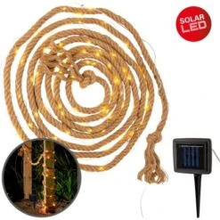 Näve LED-Solar-Dekolichterkette 6 M 8 Näve LED-Solar-Dekolichterkette 6 M -Globo Deutschland Verkaufsgeschäft 4003222882917 3065 04