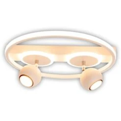 Näve Spot LED-Deckenleuchte Ronda 2-flammig 40 Cm -Globo Deutschland Verkaufsgeschäft 4003222883495 3065 CU 03