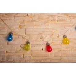 Näve LED-Lichterkette Solar Außen IP44 Bunt 3,6 M