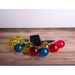 Näve LED-Lichterkette Solar Außen IP44 Bunt 3,6 M -Globo Deutschland Verkaufsgeschäft 4003222884263 3065 CU 12