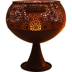 Näve LED-Deko-Solarleuchte Mit Standfuß 25 Cm Mit Flammeneffekt -Globo Deutschland Verkaufsgeschäft 4003222884317 3065 CU 6