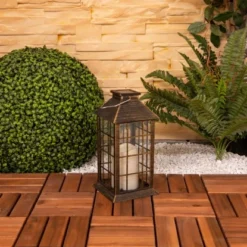 Näve LED-Solarleuchte Lichtfarbe Warmweiß Mit Flammeneffekt 2er-Set 12 Näve LED-Solarleuchte Lichtfarbe Warmweiß Mit Flammeneffekt 2er-Set -Globo Deutschland Verkaufsgeschäft 4003222884522 3065 AB 3