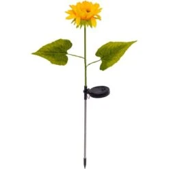 Näve Solar-Erdspieß Sonnenblumen IP44 Gelb-Grün 2er-Set 78,5 Cm -Globo Deutschland Verkaufsgeschäft 4003222884645 3065 CU 4