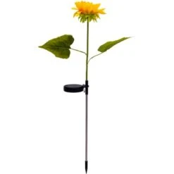 Näve Solar-Erdspieß Sonnenblumen IP44 Gelb-Grün 2er-Set 78,5 Cm -Globo Deutschland Verkaufsgeschäft 4003222884645 3065 CU 6