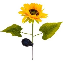 Näve Solar-Erdspieß Sonnenblumen IP44 Gelb-Grün 2er-Set 78,5 Cm -Globo Deutschland Verkaufsgeschäft 4003222884645 3065 CU 7