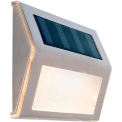 Näve LED-Solar-Außenleuchte Lichtfarbe Warmweiß 10 Cm 4er-Set 8,2 Cm -Globo Deutschland Verkaufsgeschäft 4003222884676 3065 CU 10