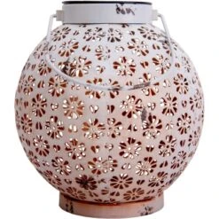 Näve LED-Deko-Solarleuchte Weiß 18 Cm 2er-Set -Globo Deutschland Verkaufsgeschäft 4003222884799 3065 CU 5