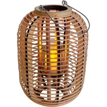 Näve Dekoleuchte Korb Natur 32,5 Cm Inkl. LED-Solar-Kerze 4 Näve Dekoleuchte Korb Natur 32,5 Cm Inkl. LED-Solar-Kerze – Bild 4