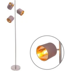 Näve Stehleuchte Maron Braun 152,8 Cm -Globo Deutschland Verkaufsgeschäft 4003222885116 3065 CU 13