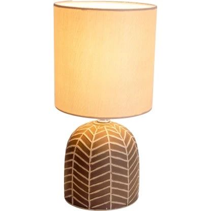 Näve Tischleuchte Folio Keramik Braun Ca. 27,5 Cm 3 Näve Tischleuchte Folio Keramik Braun Ca. 27,5 Cm – Bild 3