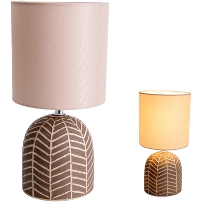 Näve Tischleuchte Folio Keramik Braun Ca. 27,5 Cm 7 Näve Tischleuchte Folio Keramik Braun Ca. 27,5 Cm – Bild 7