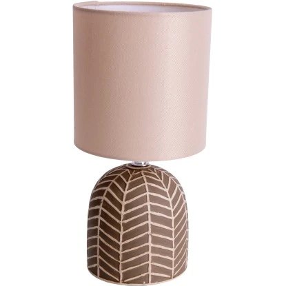 Näve Tischleuchte Folio Keramik Braun Ca. 27,5 Cm 1 Näve Tischleuchte Folio Keramik Braun Ca. 27,5 Cm