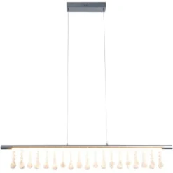 Näve LED-Pendelleuchte Nobilis Satin-Nickel Ca. 100 Cm -Globo Deutschland Verkaufsgeschäft 4003222885574 3065 CU 02