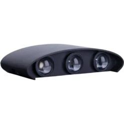 Näve LED-Außenwandleuchte Auron Schwarz IP65 -Globo Deutschland Verkaufsgeschäft 4003222886441 3065 CU 4