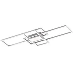 Wofi LED Deckenleuchte Silber Dimmbar