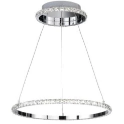 Wofi LED Pendelleuchte Chrome Dimmbar