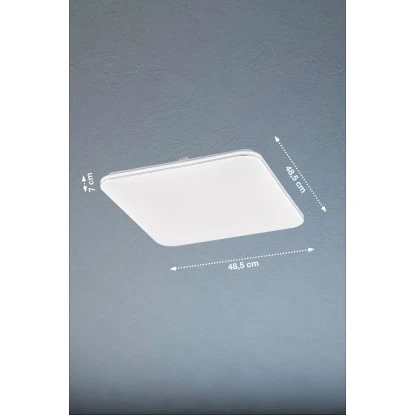 Fischer & Honsel LED-Deckenleuchte Porto Weiß 48,5 X 48,5 Cm 3 Fischer & Honsel LED-Deckenleuchte Porto Weiß 48,5 X 48,5 Cm – Bild 3