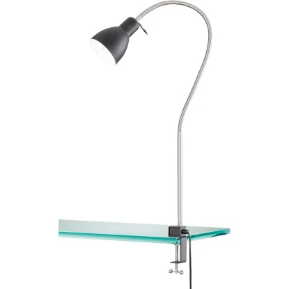 Fischer & Honsel Klemmleuchte Lolland 1-flammig Schwarz/Nickel 1 Fischer & Honsel Klemmleuchte Lolland 1-flammig Schwarz/Nickel